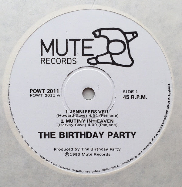 The Birthday Party : Mutiny! (12", EP)