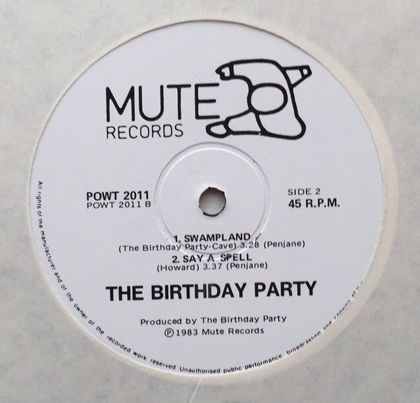 The Birthday Party : Mutiny! (12", EP)