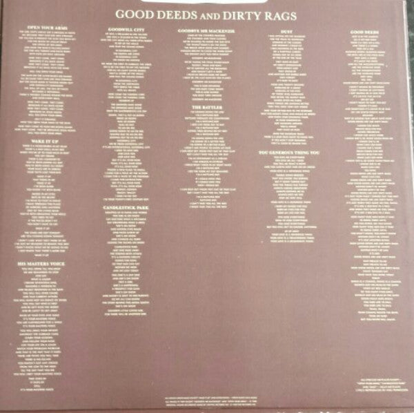 Goodbye Mr. Mackenzie : Good Deeds And Dirty Rags (LP, Album + 12", Ltd)