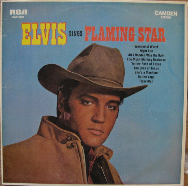 Elvis Presley : Elvis Sings "Flaming Star" (LP, Album, RP, Blu)