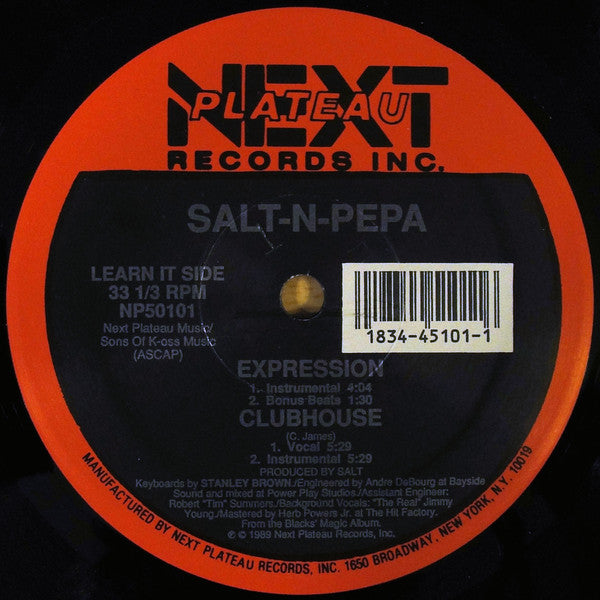 Salt 'N' Pepa : Expression / Clubhouse (12")