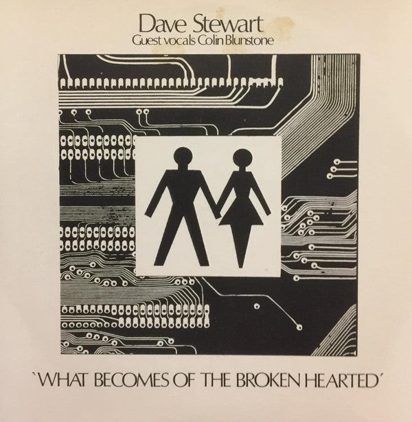 Dave Stewart : What Becomes Of The Broken Hearted (7", Single, Whi)