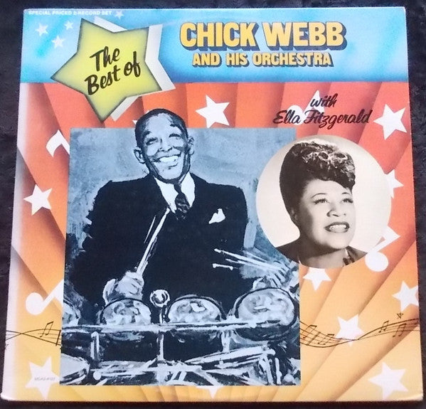 Chick Webb And His Orchestra With Ella Fitzgerald : The Best Of Chick Webb And His Orchestra With Ella Fitzgerald  (2xLP, Comp)