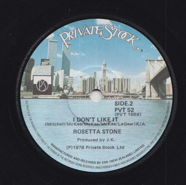 Rosetta Stone (2) : Sheila (7", Single)