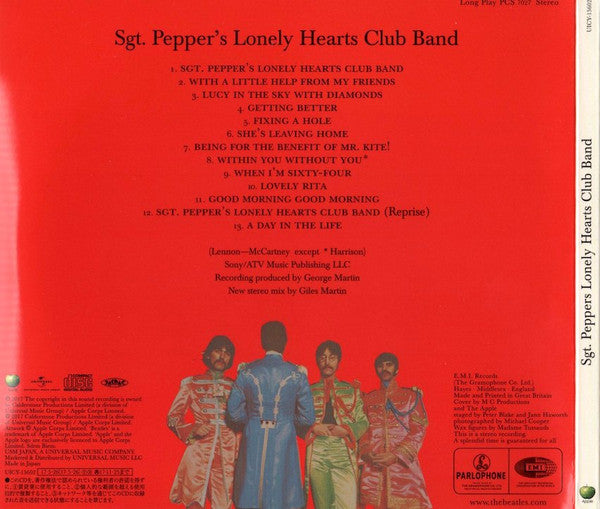 The Beatles = The Beatles : Sgt. Pepper's Lonely Hearts Club Band = サージェント・ペパーズ・ロンリー・ハーツ・クラブ・バンド (CD, Album, RE, RM, SHM)