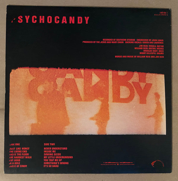 The Jesus And Mary Chain : Psychocandy (LP, Album)