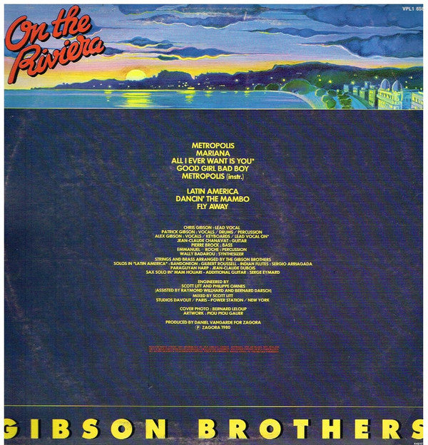 Gibson Brothers : On The Riviera (LP, Album)