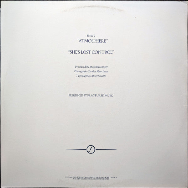 Joy Division : Atmosphere (12", Single)