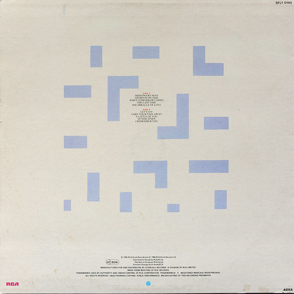 Eurythmics : Revenge (LP, Album)