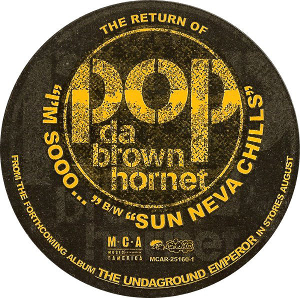 Pop Da Brown Hornet : I'm Sooo... / Sun Neva Chill (12", Promo)