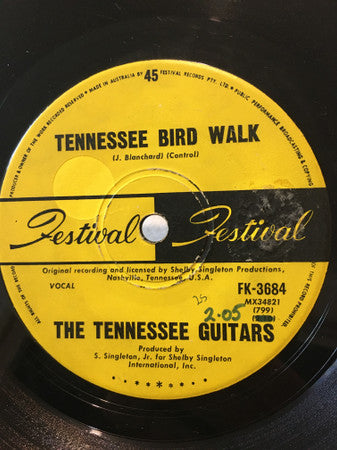 The Tennessee Guitars : Tennessee Bird Walk (7&quot;, Single)