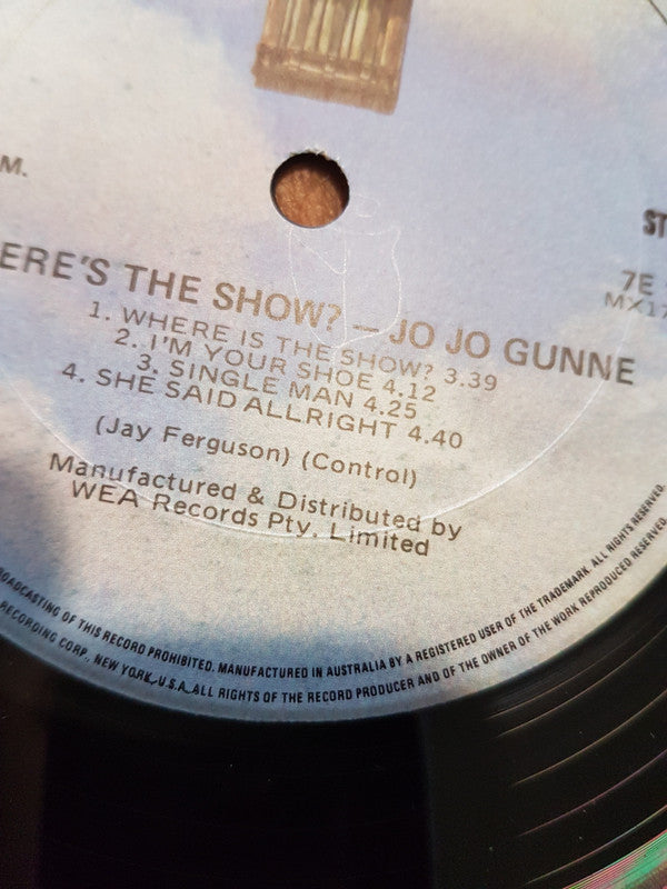 Jo Jo Gunne : "So...Where's The Show?" (LP)