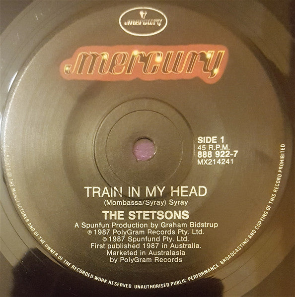 The Stetsons : Train In My Head (7", EP)