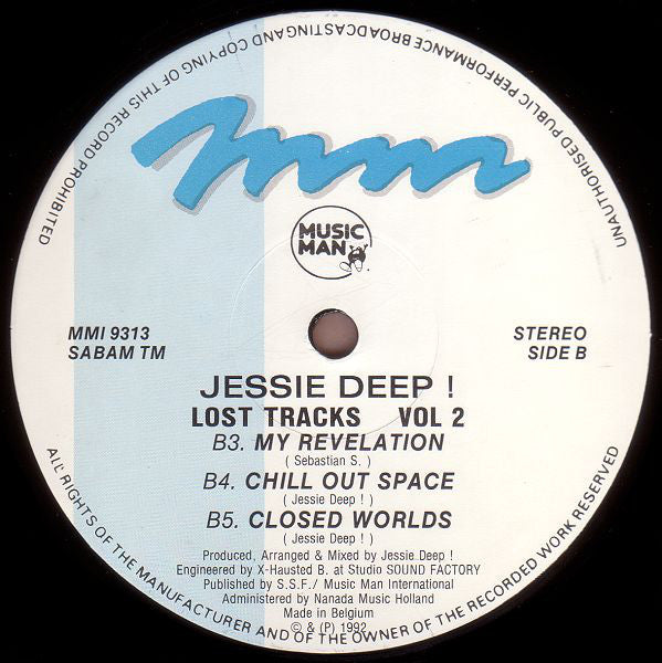 Jessie Deep! : Lost Tracks Vol 2 (12")