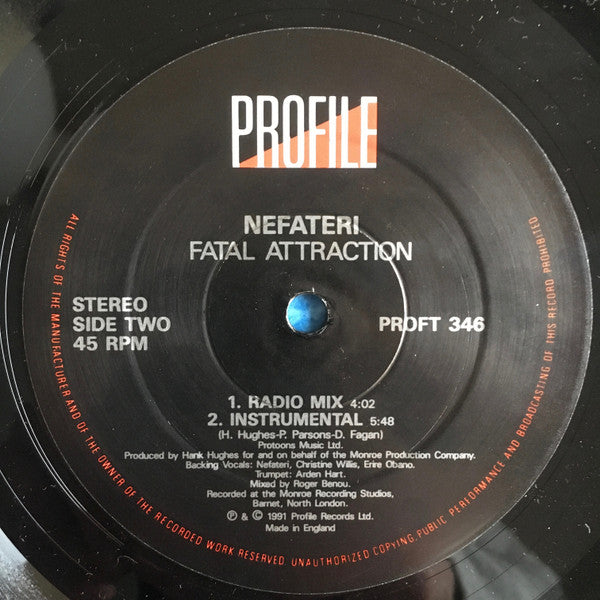 Nefateri : Fatal Attraction (12")