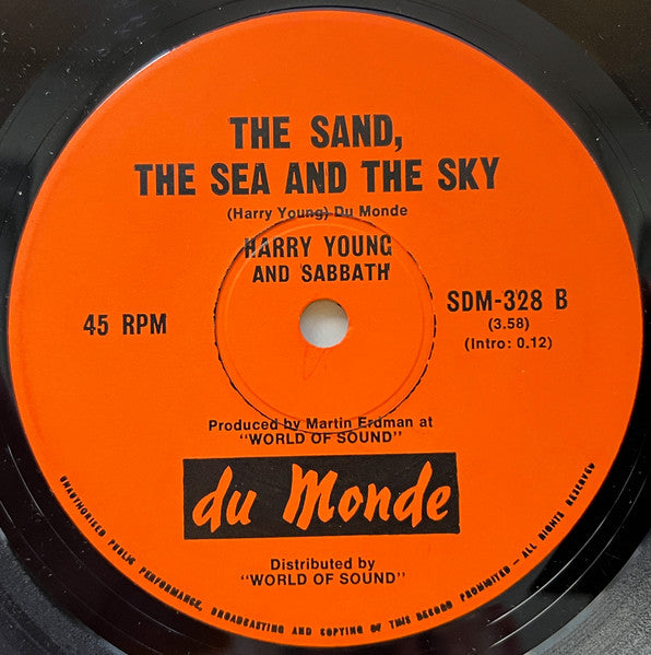 Harry Young And Sabbath : San Bernadino (7")