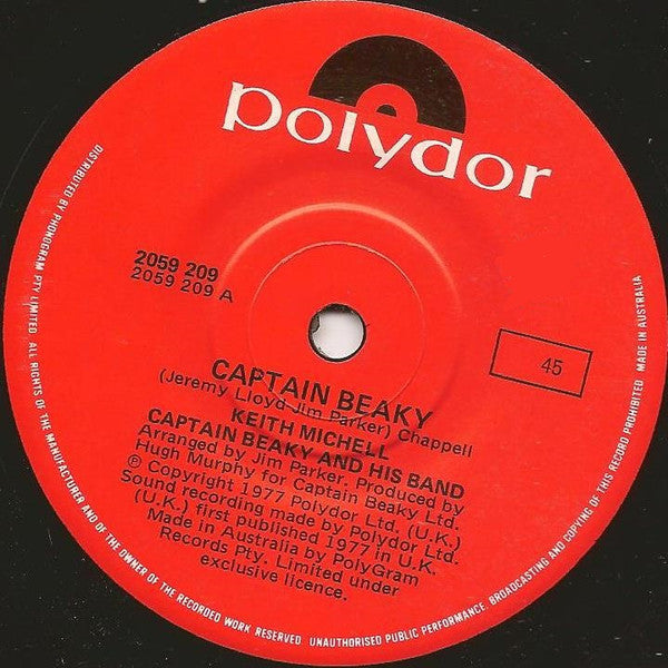 Keith Michell, Captain Beaky And His Band : Captain Beaky (7", Single)