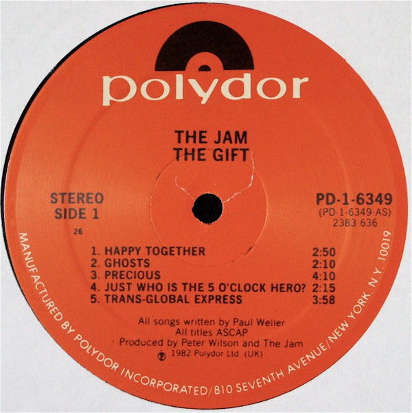 The Jam : The Gift (LP, Album, 26,)