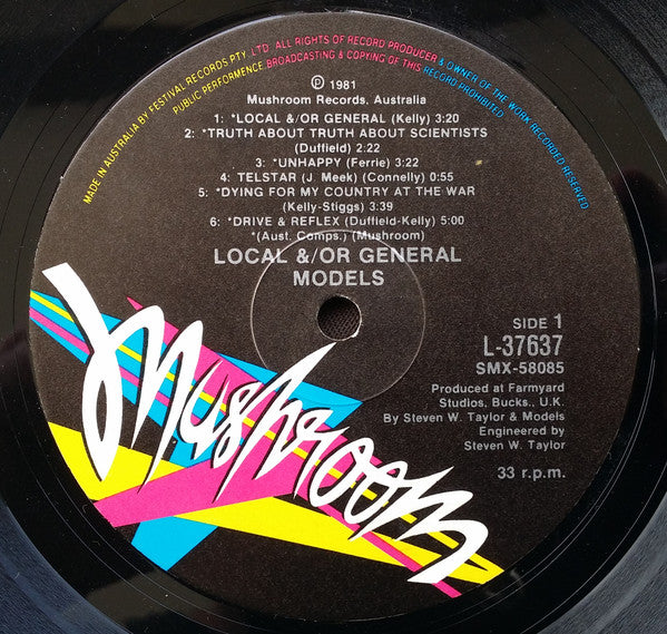 Models (2) : Local &/Or General (LP, Album)