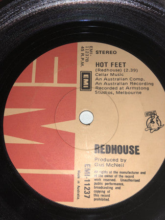 Redhouse (3) : I Like Dancing / Hot Feet (7", Single)