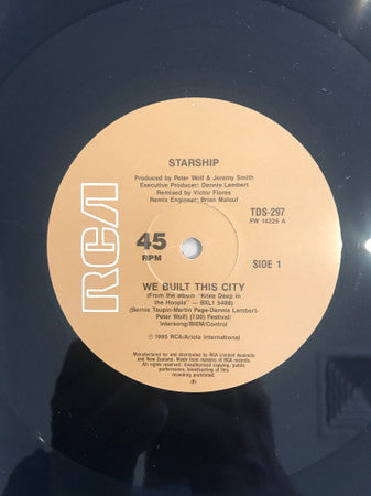 Starship (2) : We Built This City (12", Maxi)