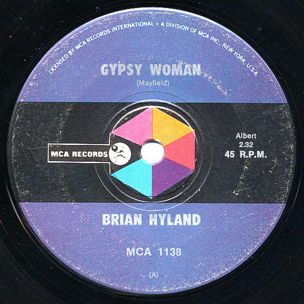 Brian Hyland : Gypsy Woman / You And Me  (7&quot;, Single)