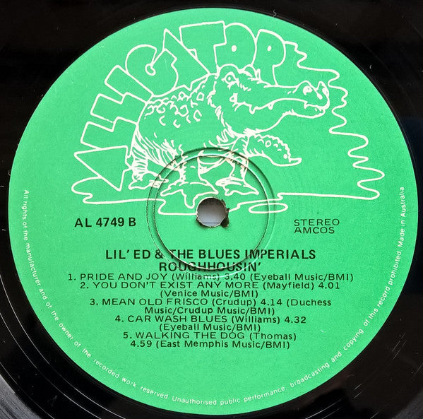 Lil' Ed And The Blues Imperials : Roughhousin' (LP, Album)