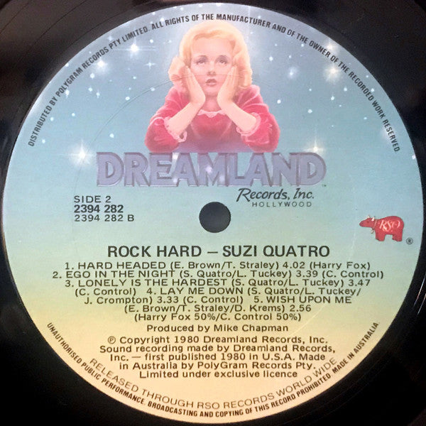 Suzi Quatro : Rock Hard (LP, Album)