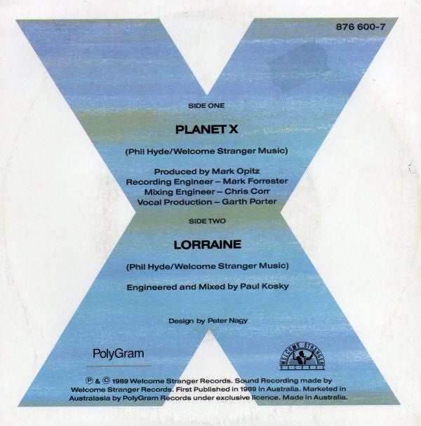 Scary Bill : Planet X (7", Single)