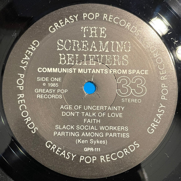 The Screaming Believers : Communist Mutants From Space (LP, Album)