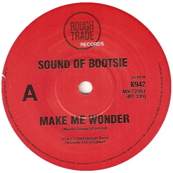 S.O.B. (2) : Make Me Wonder (7", Single, Ltd)