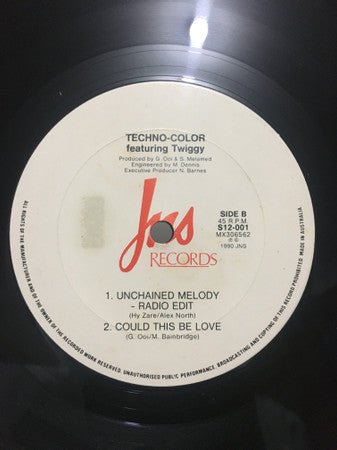 Techno-Color Featuring Twiggy B : Unchained Melody (12")