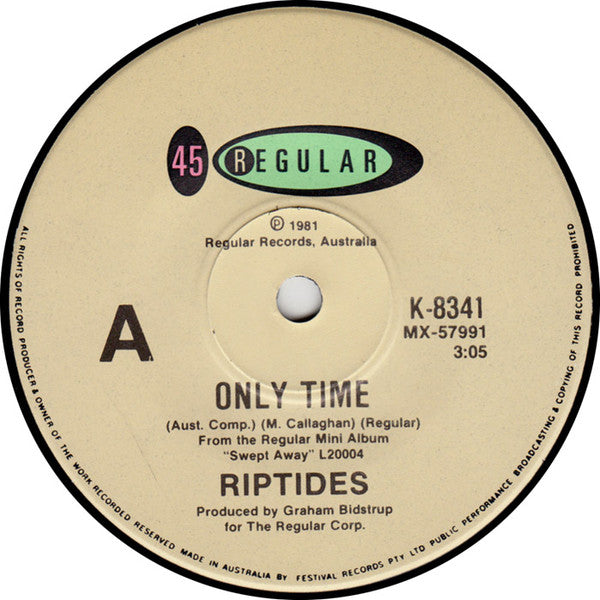 The Riptides (2) : Only Time (7", Ltd)