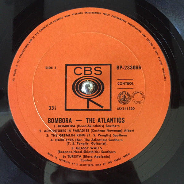 The Atlantics : Bombora (LP, Album, Mono)