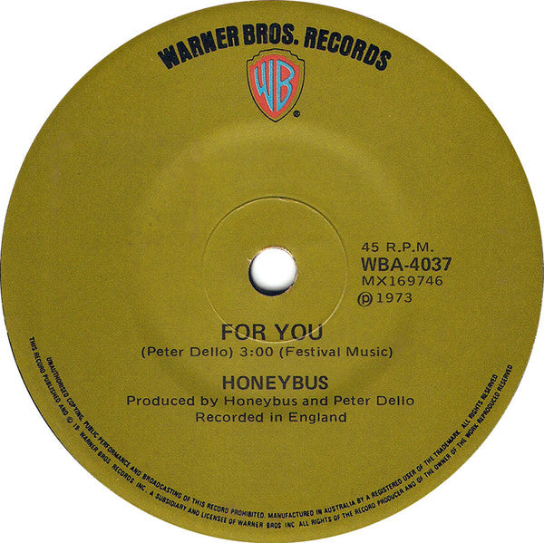 Honeybus : For You / Little Lovely One (7")