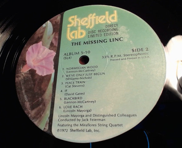 Lincoln Mayorga And Distinguished Colleagues : The Missing Linc (Volume II) (LP, Album, Ltd, RE, Gat)