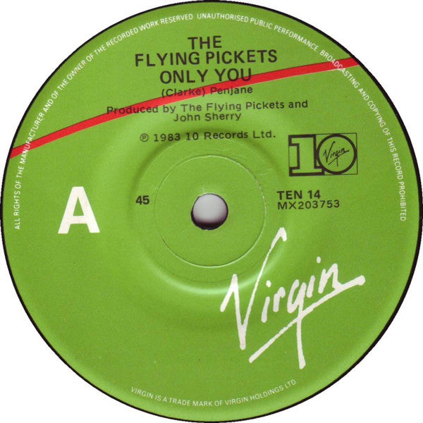 The Flying Pickets : Only You (7&quot;, Single)