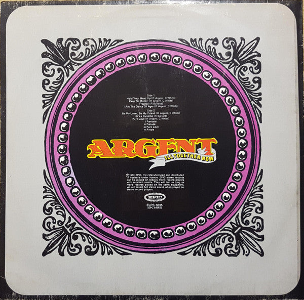 Argent : All Together Now (LP, Album)