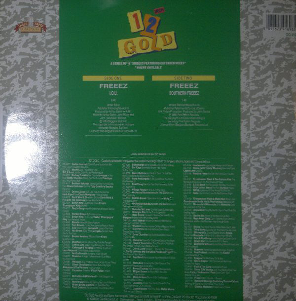 Freeez : I.O.U. / Southern Freeez (12", Maxi)