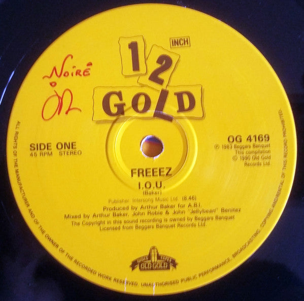 Freeez : I.O.U. / Southern Freeez (12", Maxi)