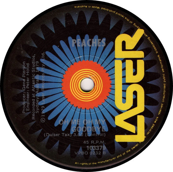 Peaches (18) : You've Got All Of Me (7")