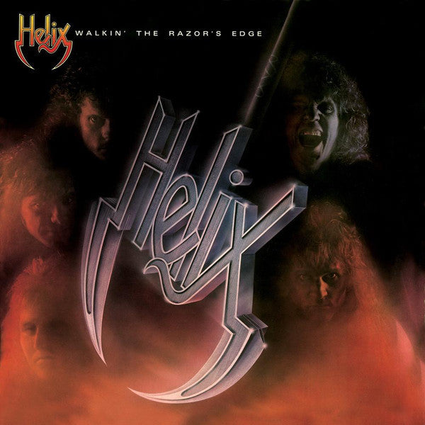 Helix (3) : Walkin' The Razor's Edge (LP, Album)