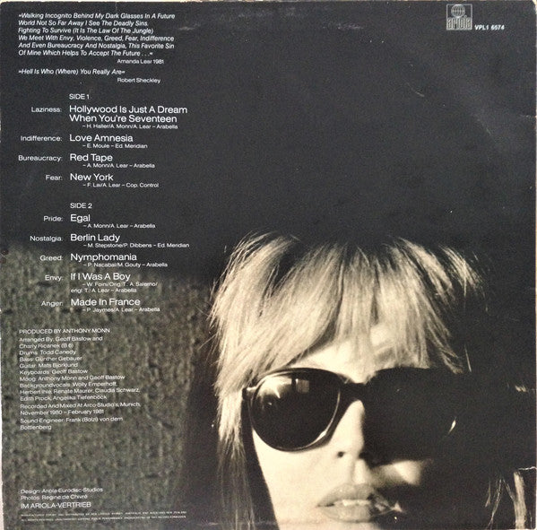 Amanda Lear : Incognito (LP, Album)