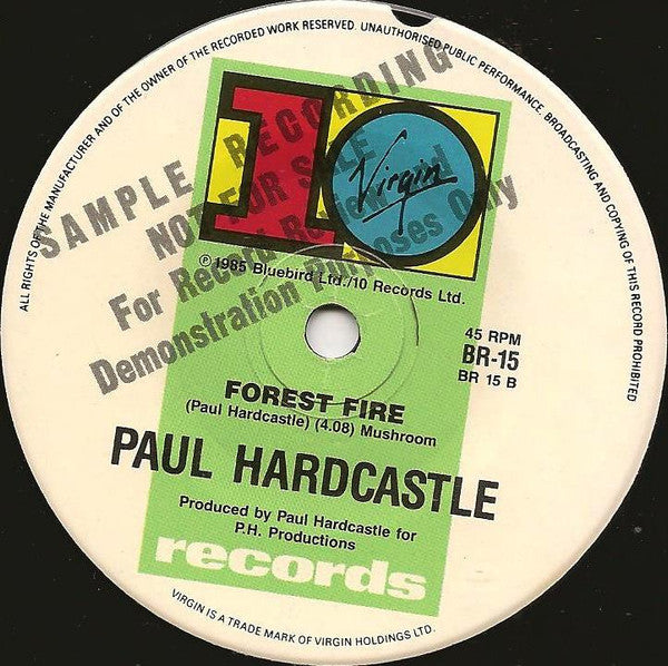 Paul Hardcastle : Rain Forest / Forest Fire (7", Single, Promo)