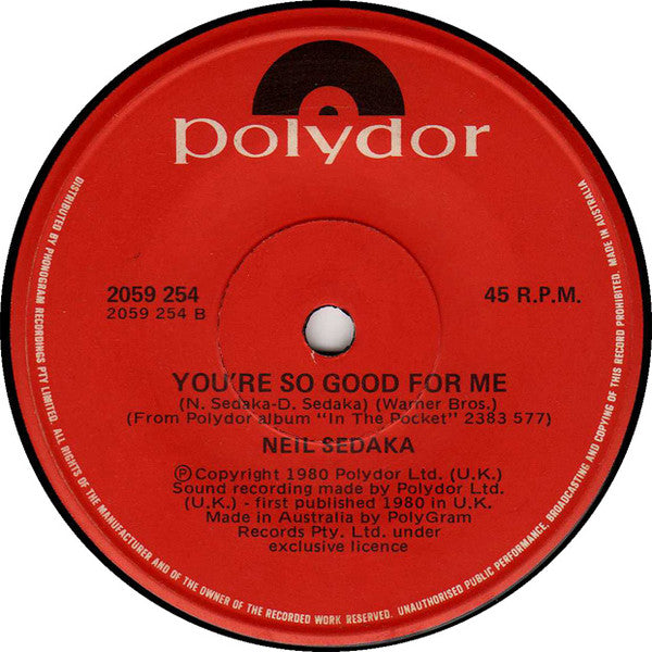 Neil Sedaka And Dara Sedaka : Should've Never Let You Go (7", Single)