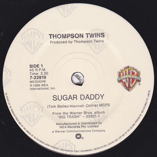 Thompson Twins : Sugar Daddy (7", Single)