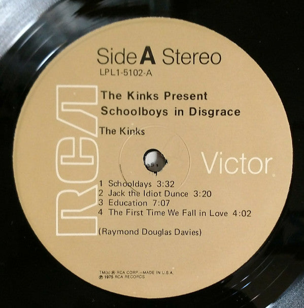 The Kinks : The Kinks Present Schoolboys In Disgrace (LP, Album)