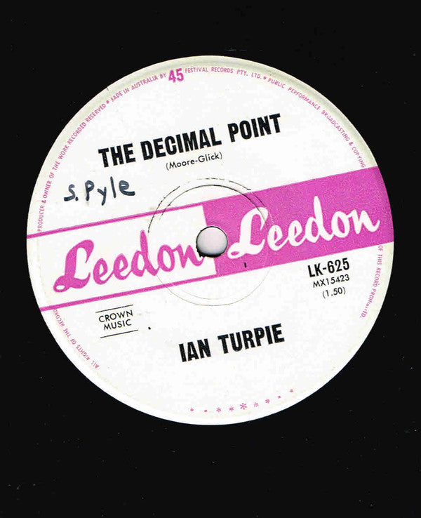 Ian Turpie : The Decimal Point (7", Single)