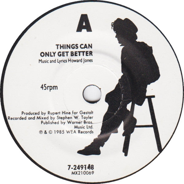 Howard Jones : Things Can Only Get Better (7&quot;, Single)