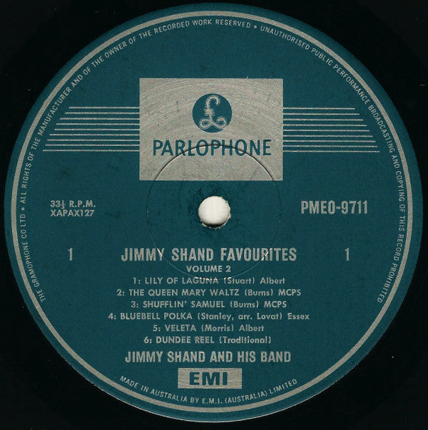 Jimmy Shand And His Band : Jimmy Shand Favourites Volume 2 (LP, Comp, Mono)